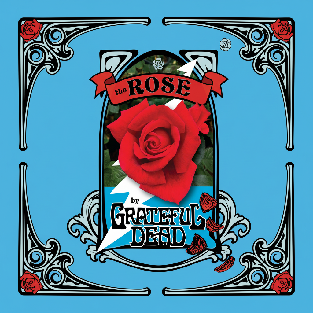 Grateful Dead Potted Rose Bush