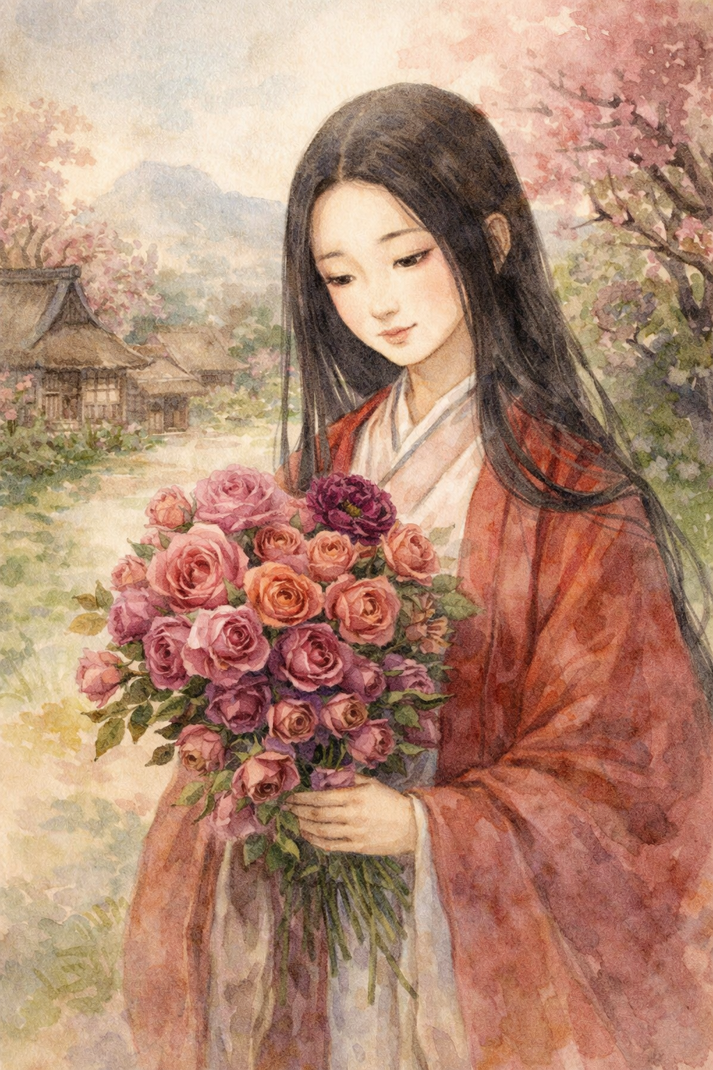 Wabara® Aoi Fuga Potted Rose Bush