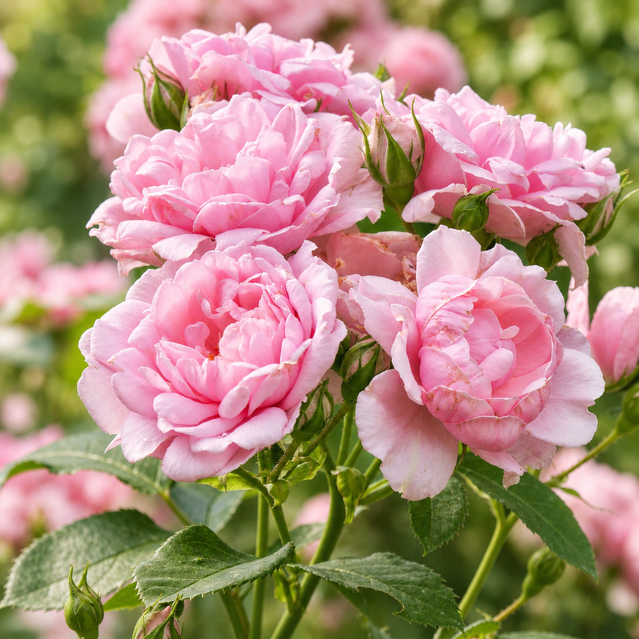garden rose plant Proven Winners® Reminiscent® Pink Potted Rose Bush