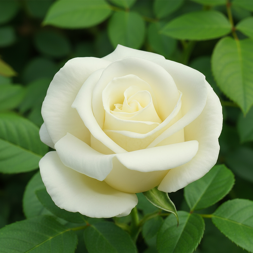 Full Sail Rose Bush | White Hybrid Tea Rose | Grace Rose Farm