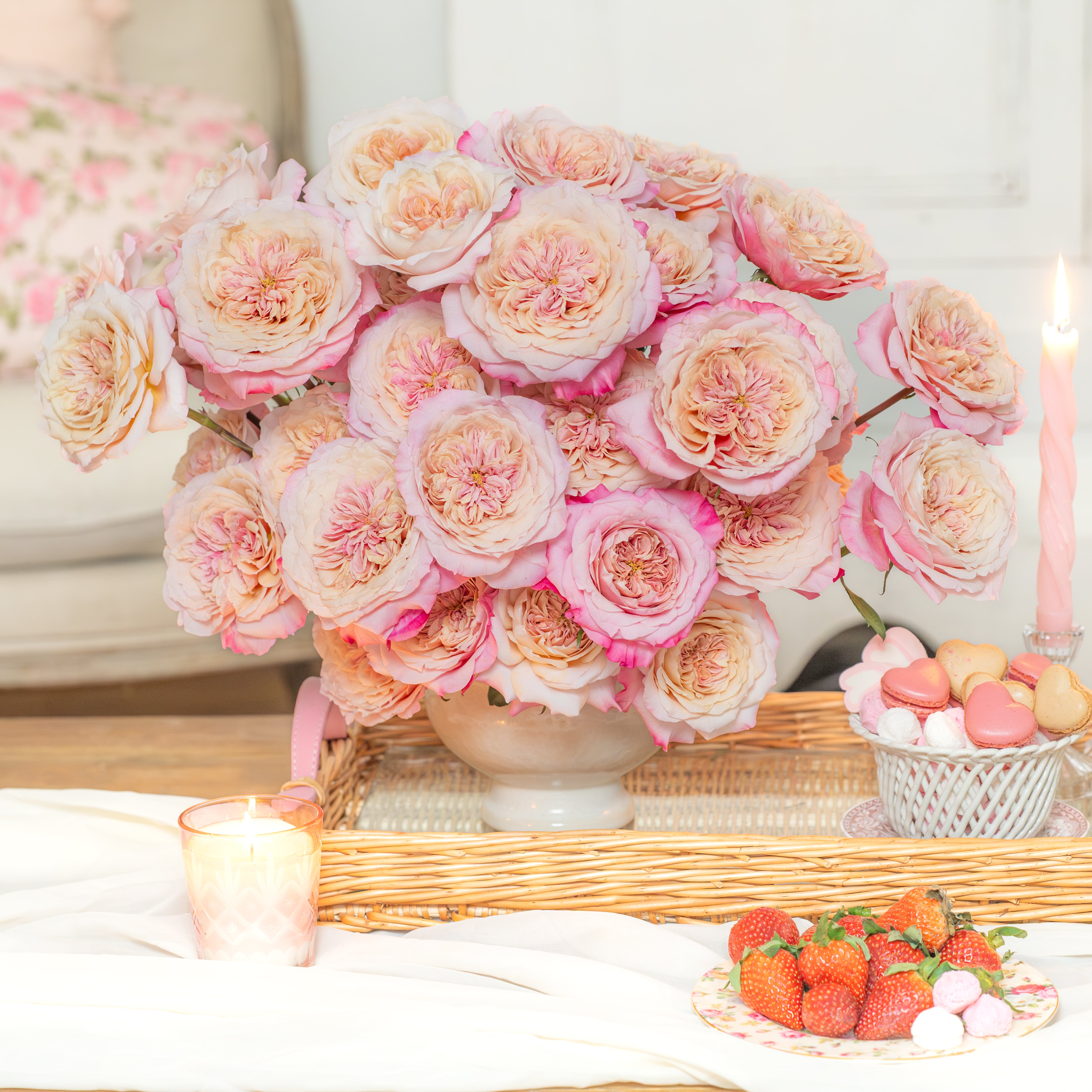 Rainbow Sherbet Valentine's Day Bouquet