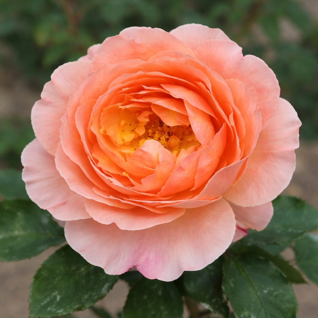 ROSE BUD - sunny10 Sonnenwelt Potted Rose Bush | Apricot Shrub Rose | Grace Rose Farm