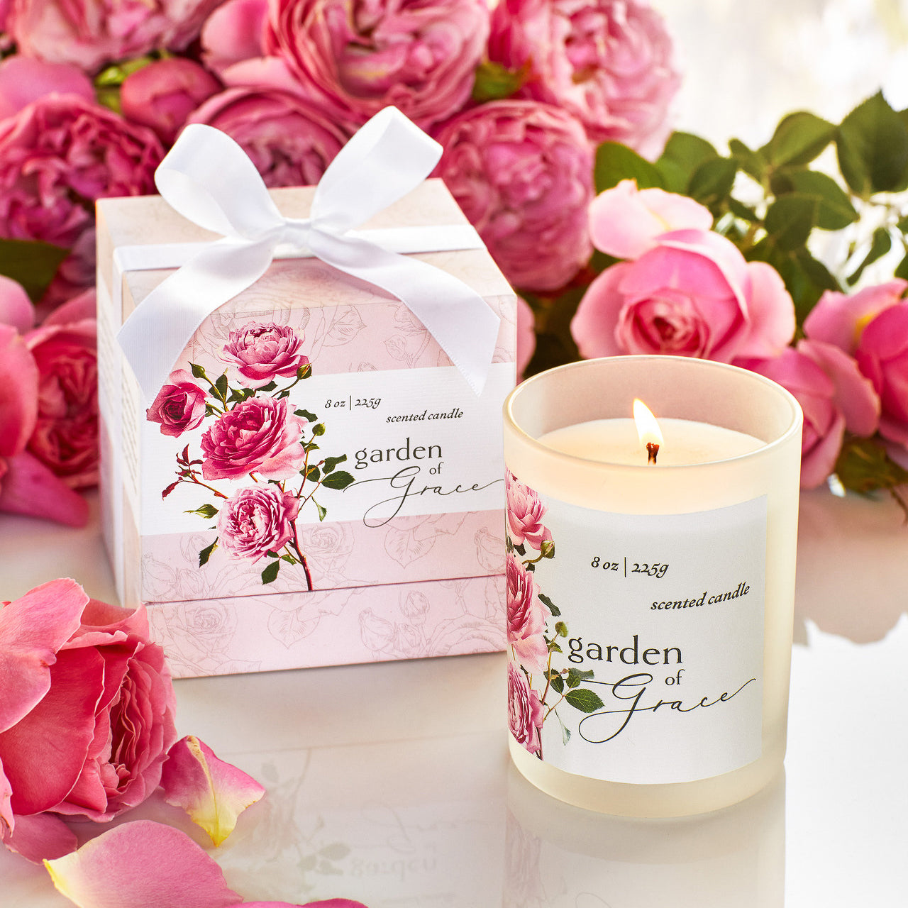 Rose Scented Candle – Grace Rose Farm