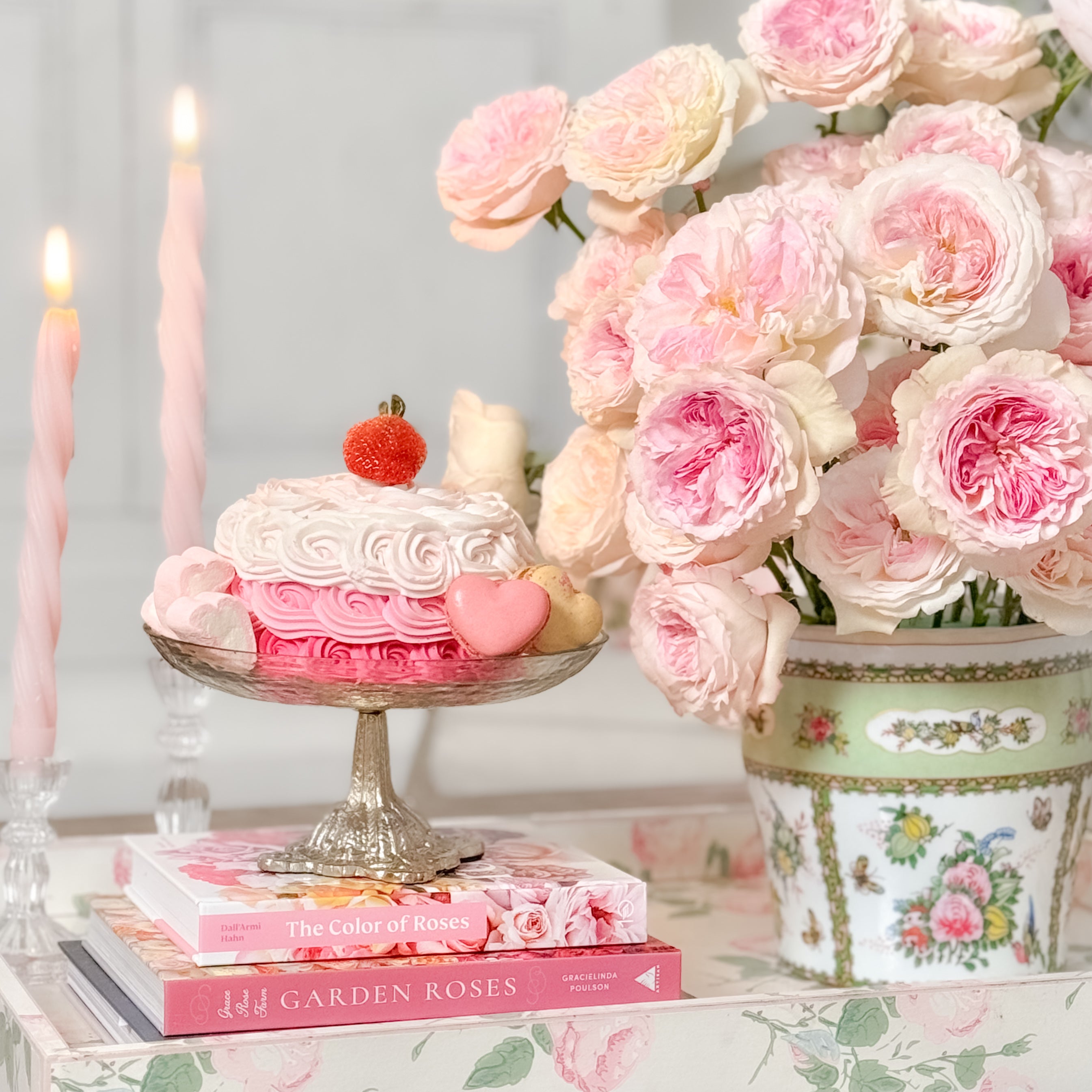 Pink Vanilla Marshmallow Valentine's Day Bouquet