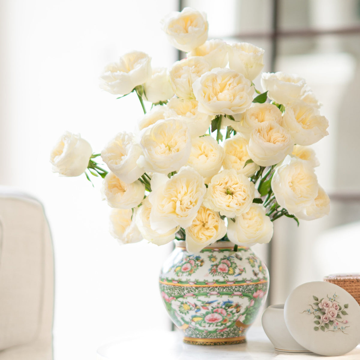 Vicky Gardens Bouquet | Romantic Garden Rose Bouquet | Grace Rose Farm