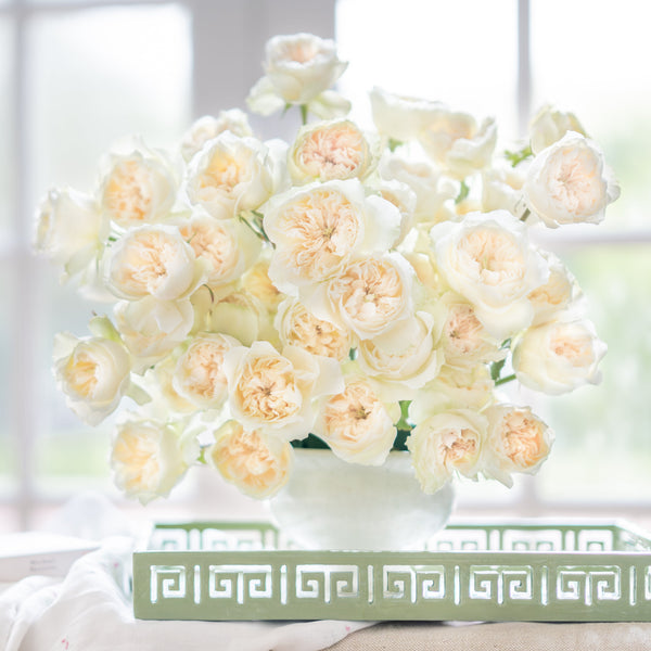 Enid Bouquet | David Austin Pink Rose Bouquet | Grace Rose Farm