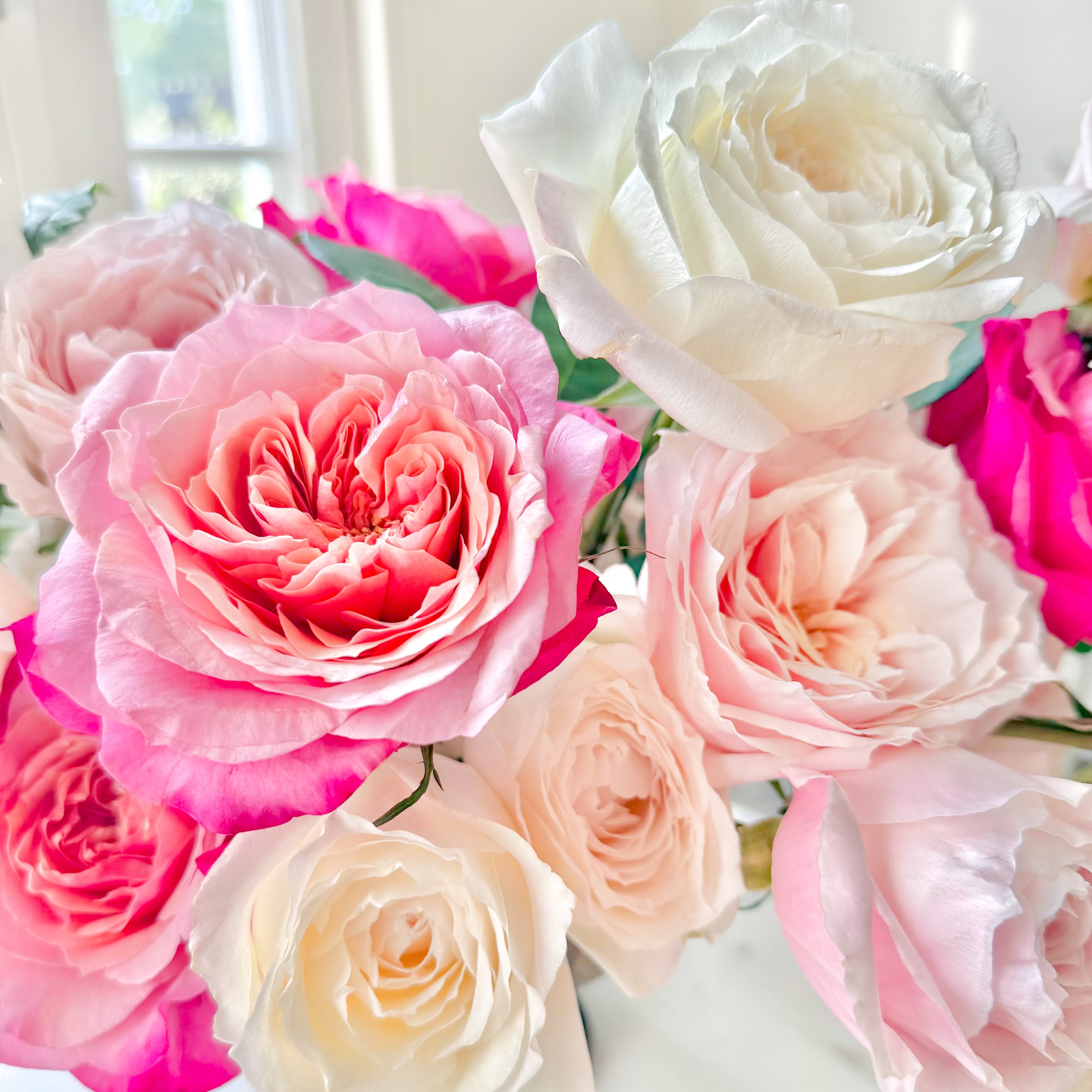 Layla Bouquet | Garden Rose Bouquet | Grace Rose Farm