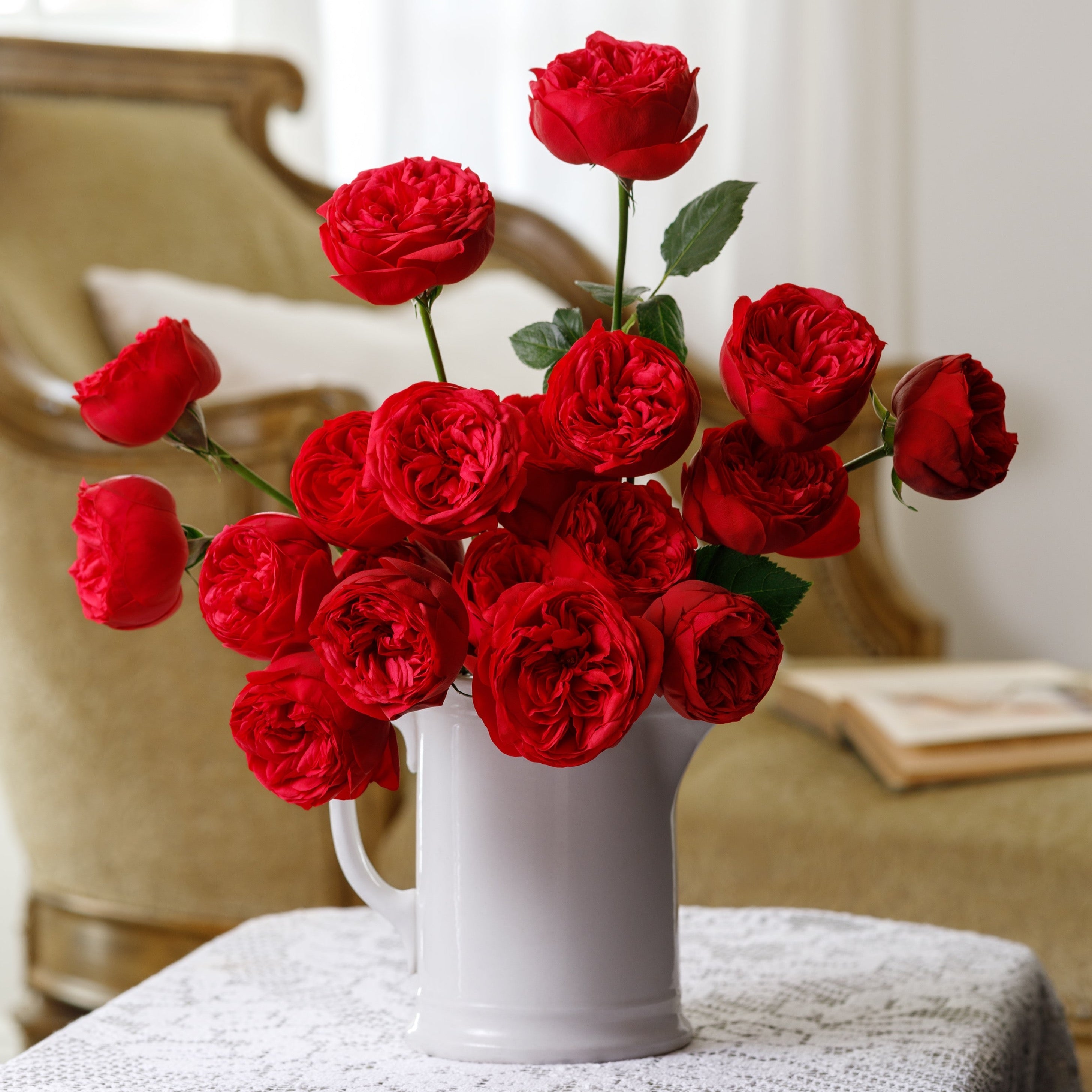 M'S GRACY ピース 薔薇 ベルベット フロッキー　40 Our Favourite Roses | Gracies Most Loved Bouquets | Grace Rose Farm