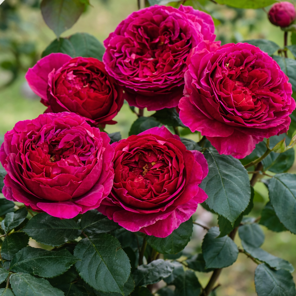 David Austin Falstaff Rose Bush - Thumbnail 2