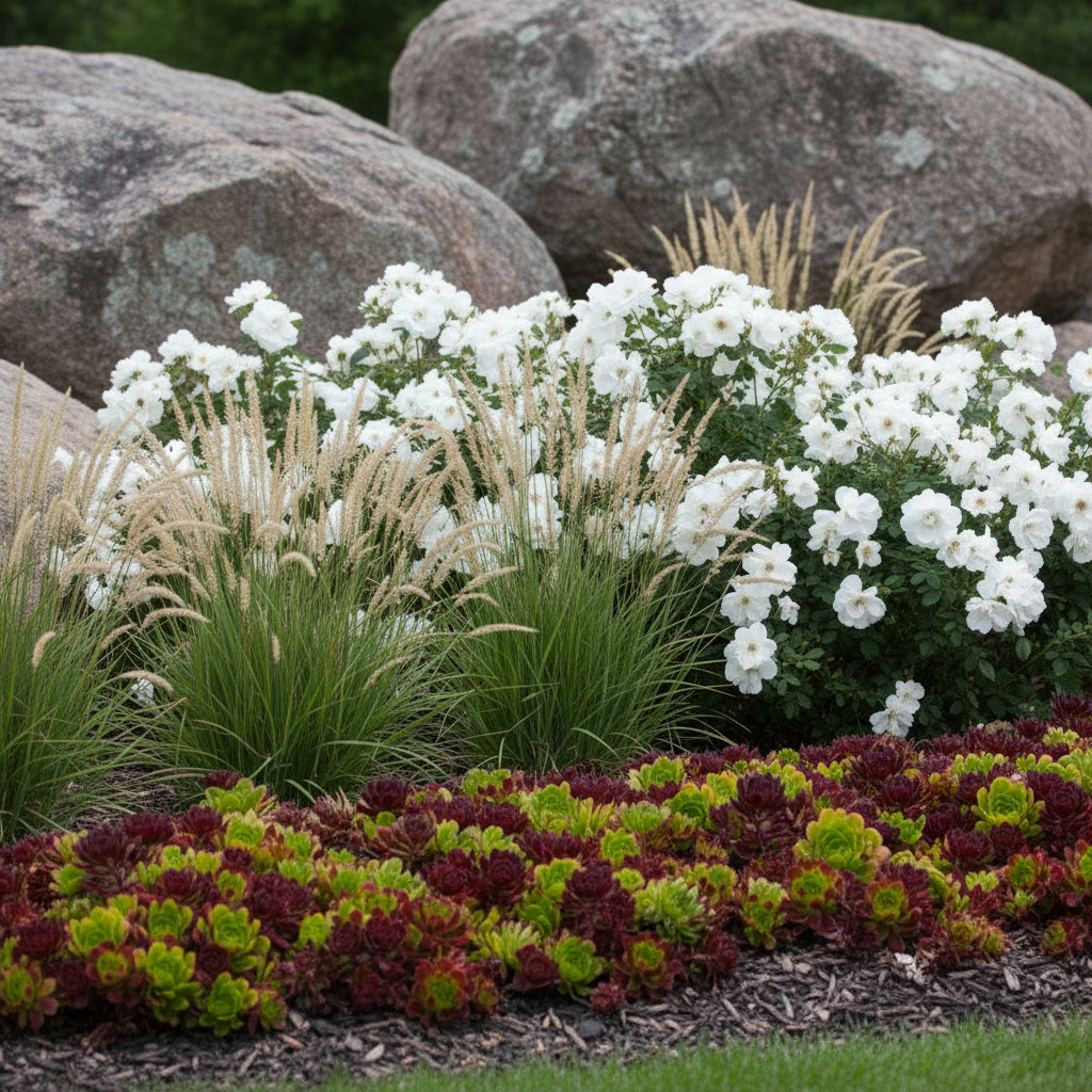 Ribbons of Roses™ Bundles of Bare Root Roses - Blanc Double de Coubert - Pack of 10