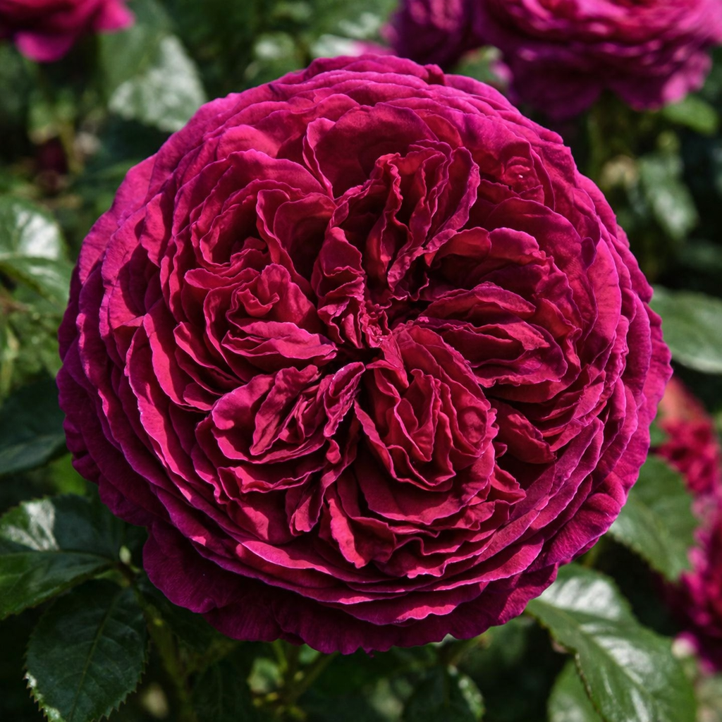 David Austin Falstaff Rose Bush