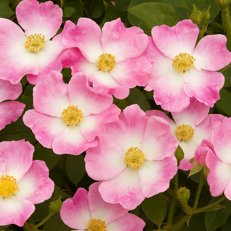 Nearly Wild Potted Rose Bush