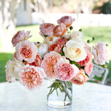 Arranging Garden Roses with Gracie